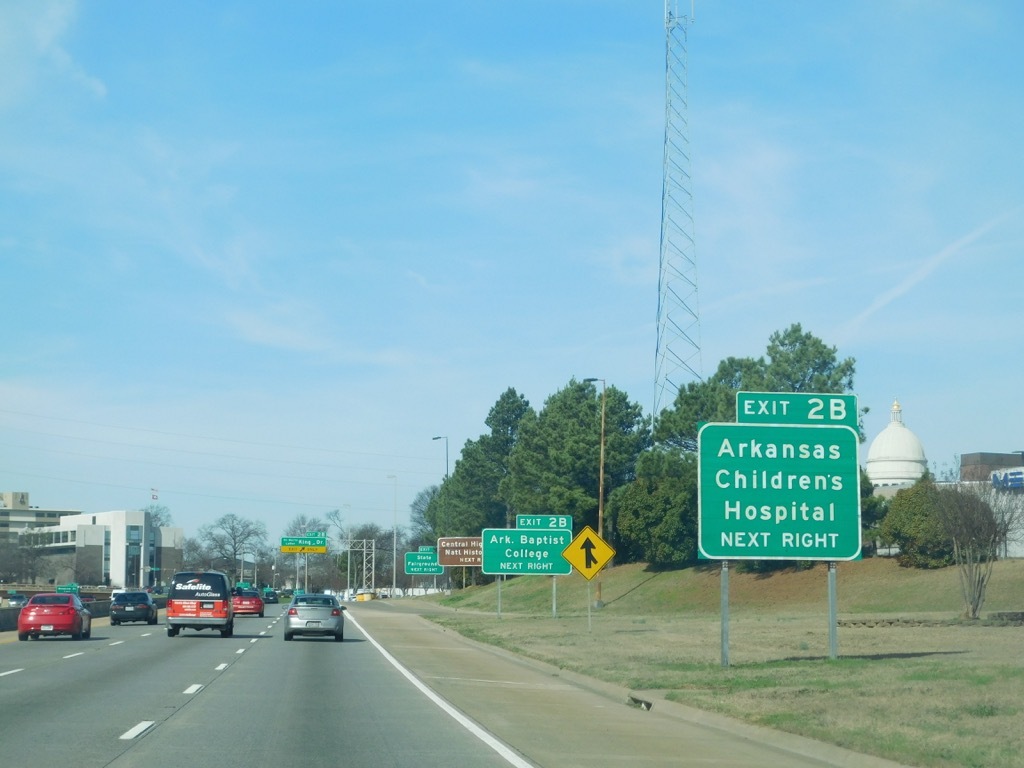 arkansas i630 busiest road every state