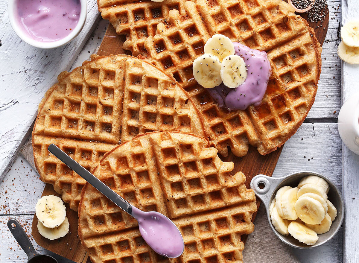 coconut yogurt waffles