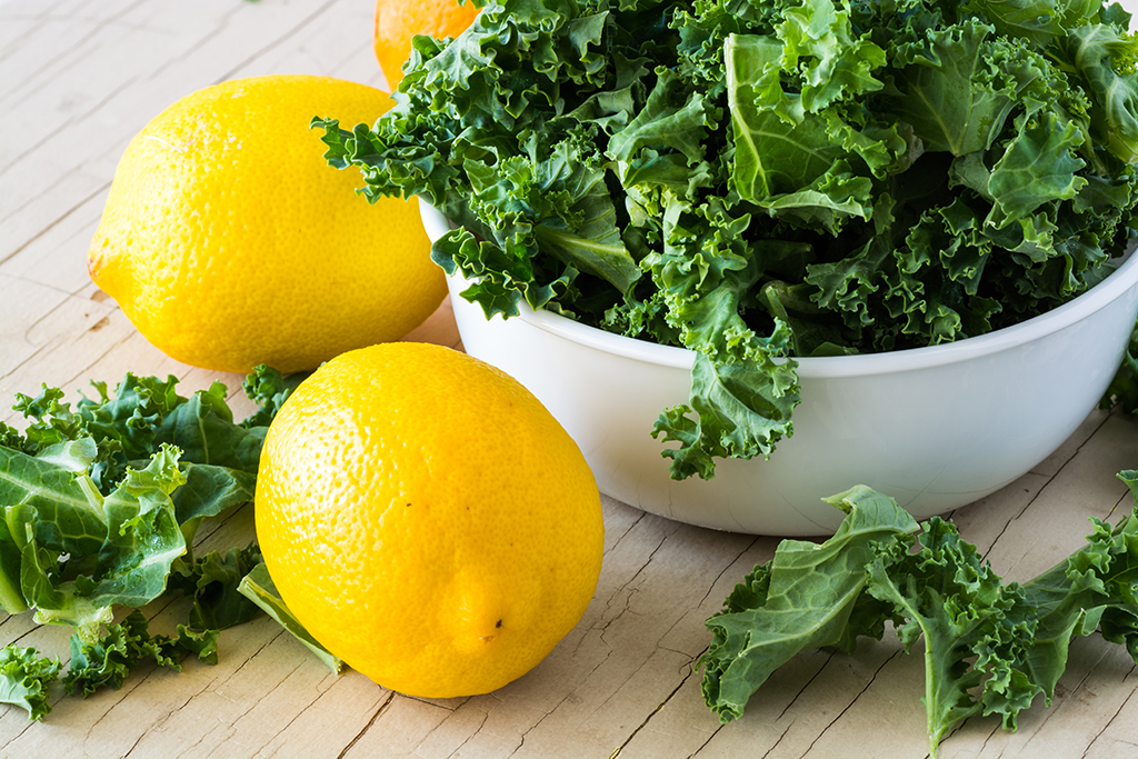 Lemons and kale