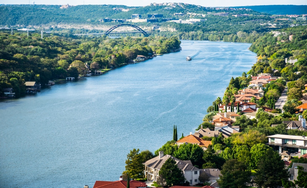 Lake Austin Aerial View