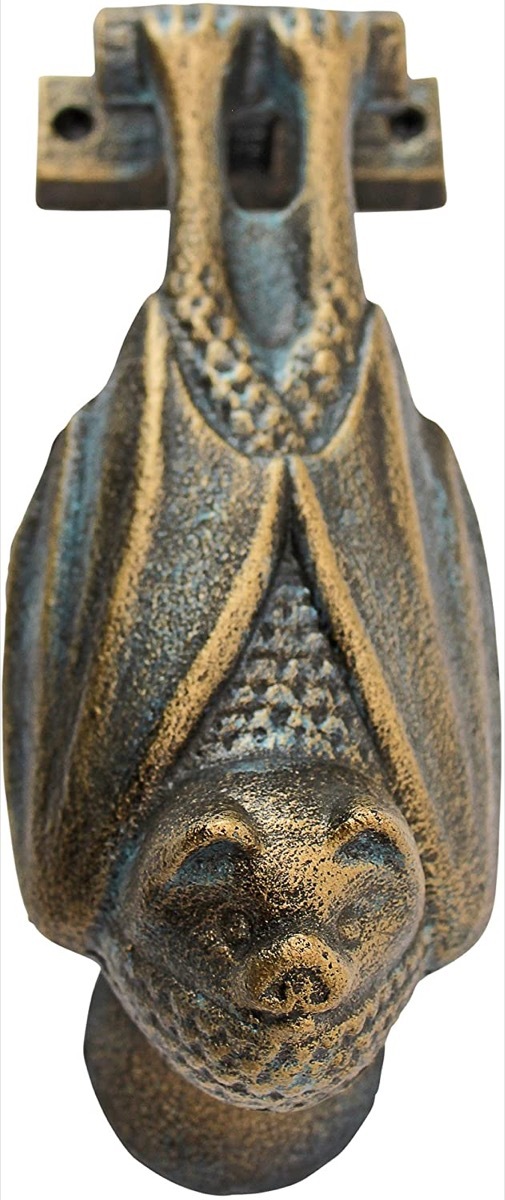 bronze bat doorknocker