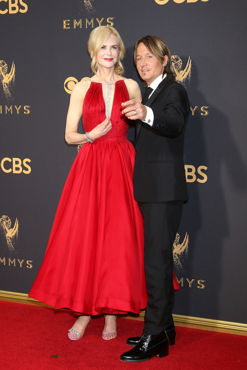 Nicole Kidman and Keith Urban at the 2017 Emmys