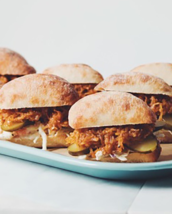 pulled bbq spaghetti squash sliders