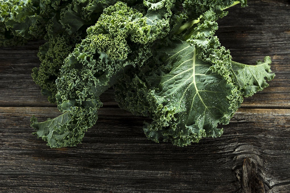 Kale, one of the best stress busters.