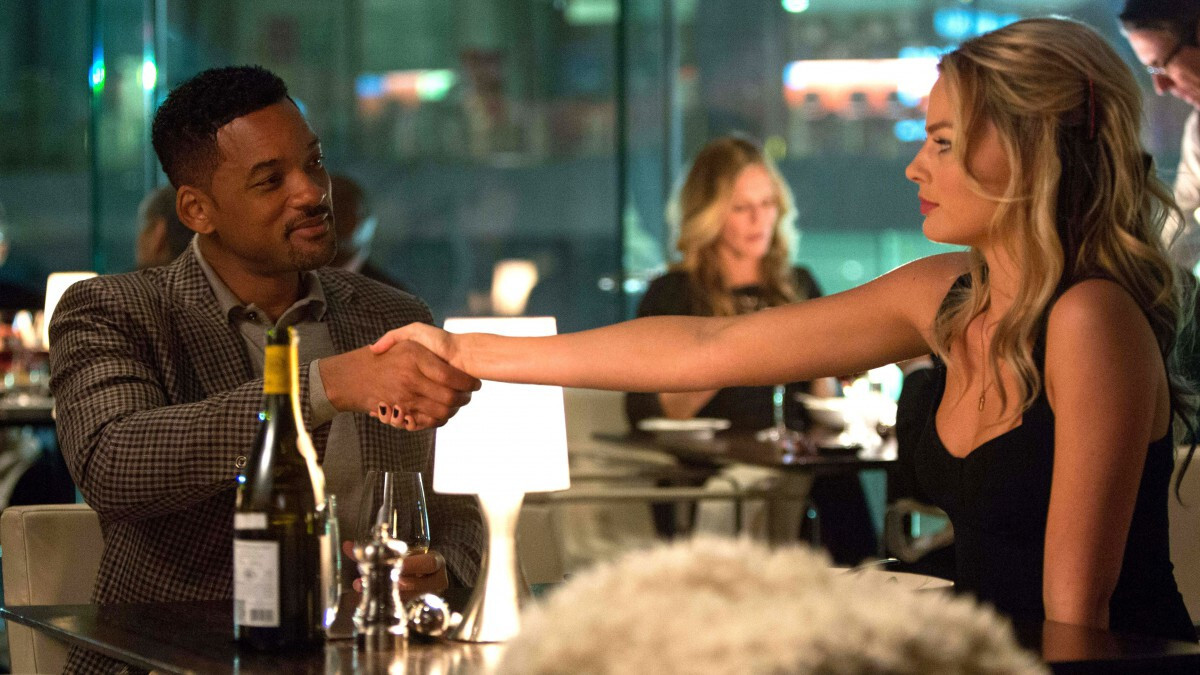 Will Smith and Margot Robbie in Focus