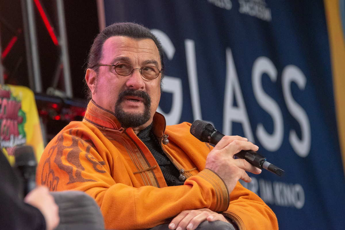 Steven Seagal at German Comic Con in 2018