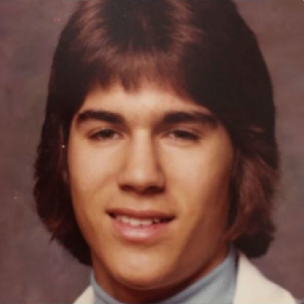 Eric McCormack as a teen.