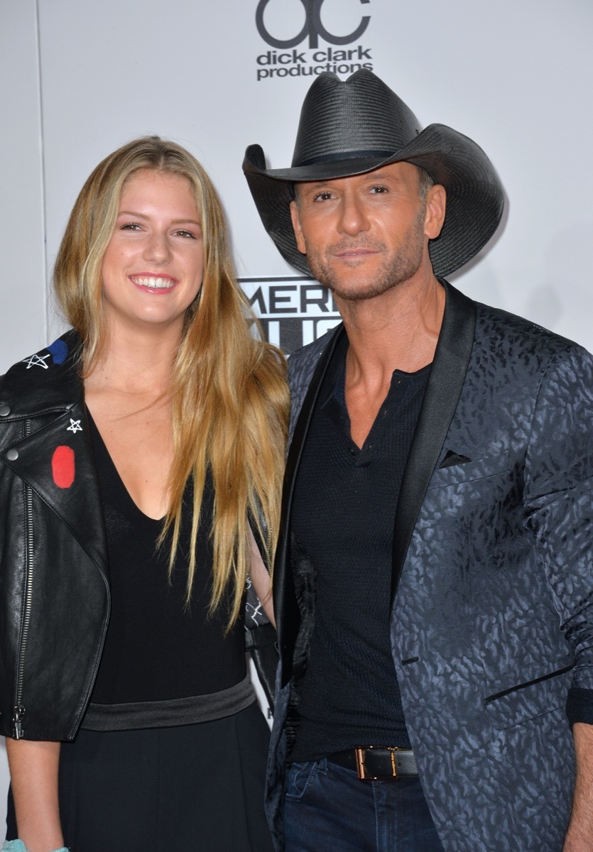 Maggie and Tim McGraw in 2016