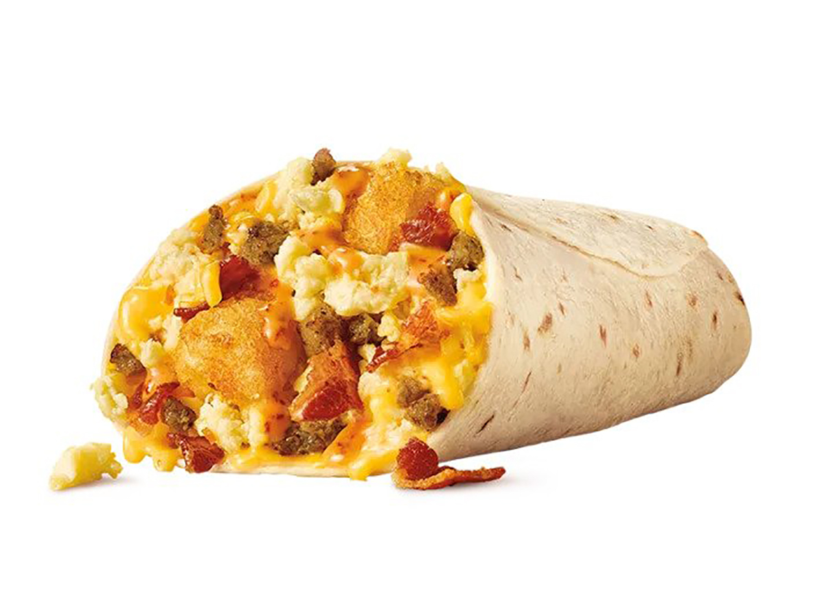 sonic ultimate meat cheese breakfast burrito