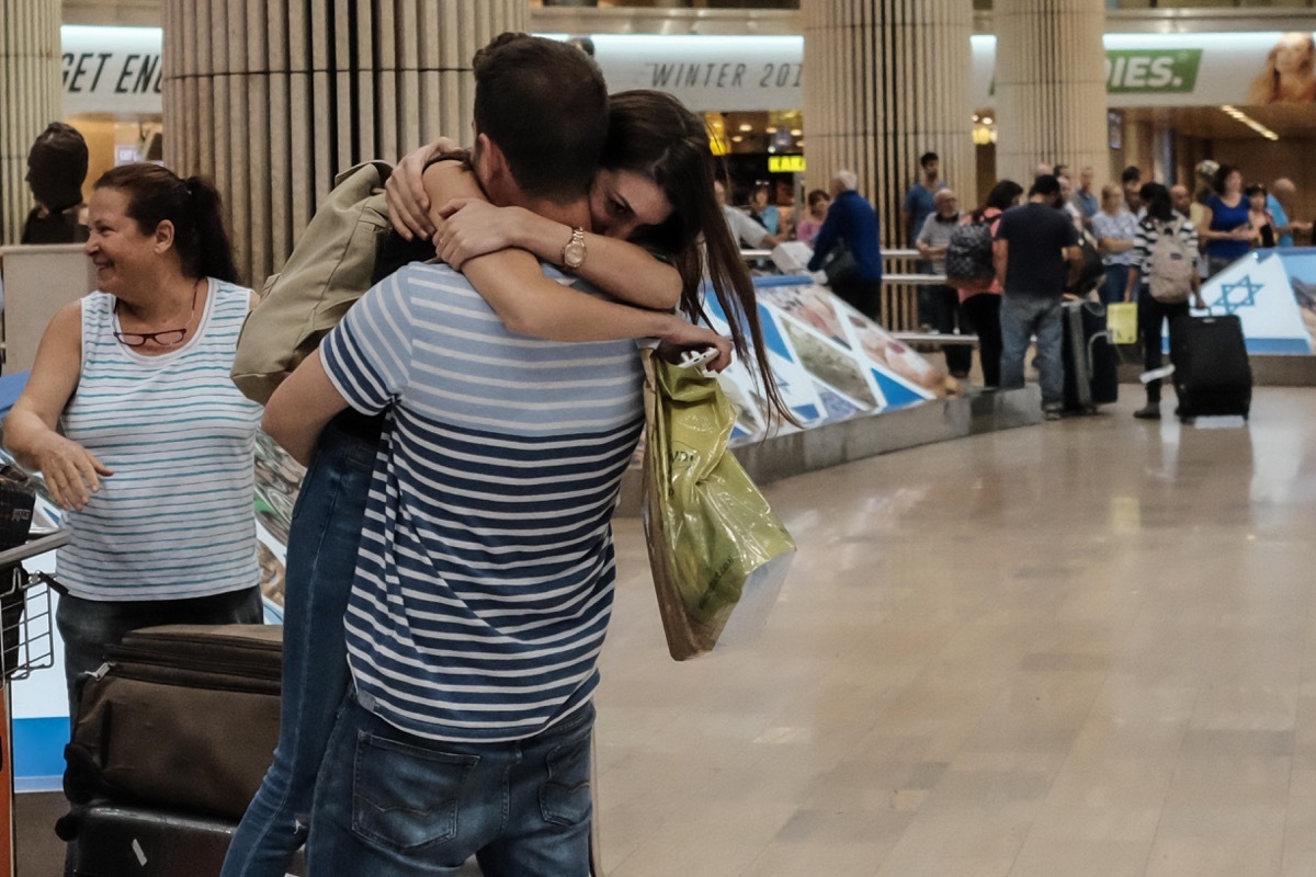 F4GBXW Tel-Aviv Ben-Gurion International Airport arrivals hall