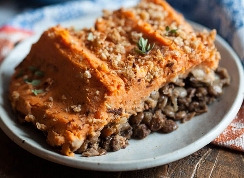 Sweet Potato and Lentil Shepherd's Pie