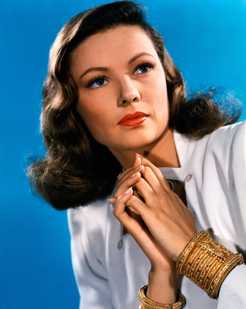 Gene Tierney, Studio Publicity Still: 