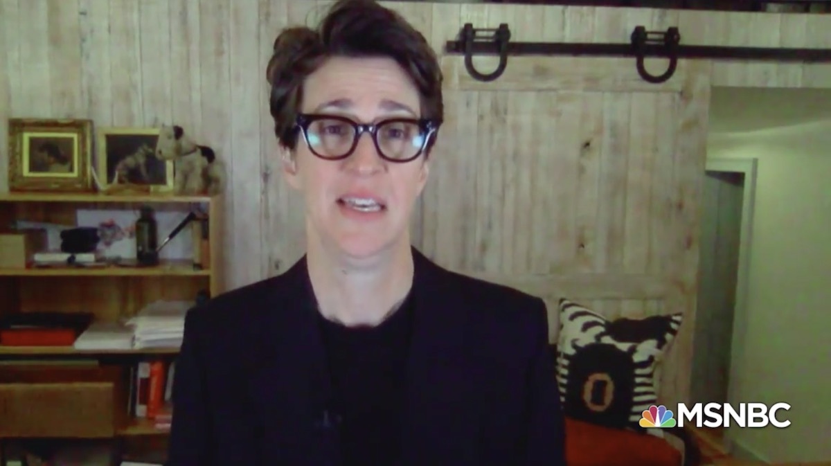 rachel maddow talks partner susan's covid battle on msnbc show