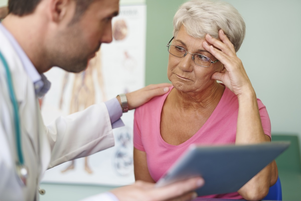 Doctor Comforting an Older Patient, what your indigestion means