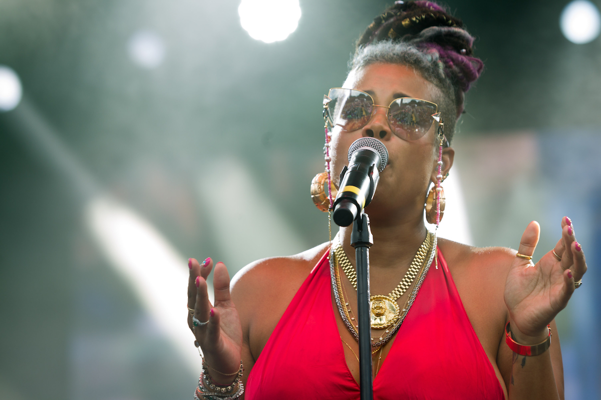 Kelis performing in Georgia in 2018