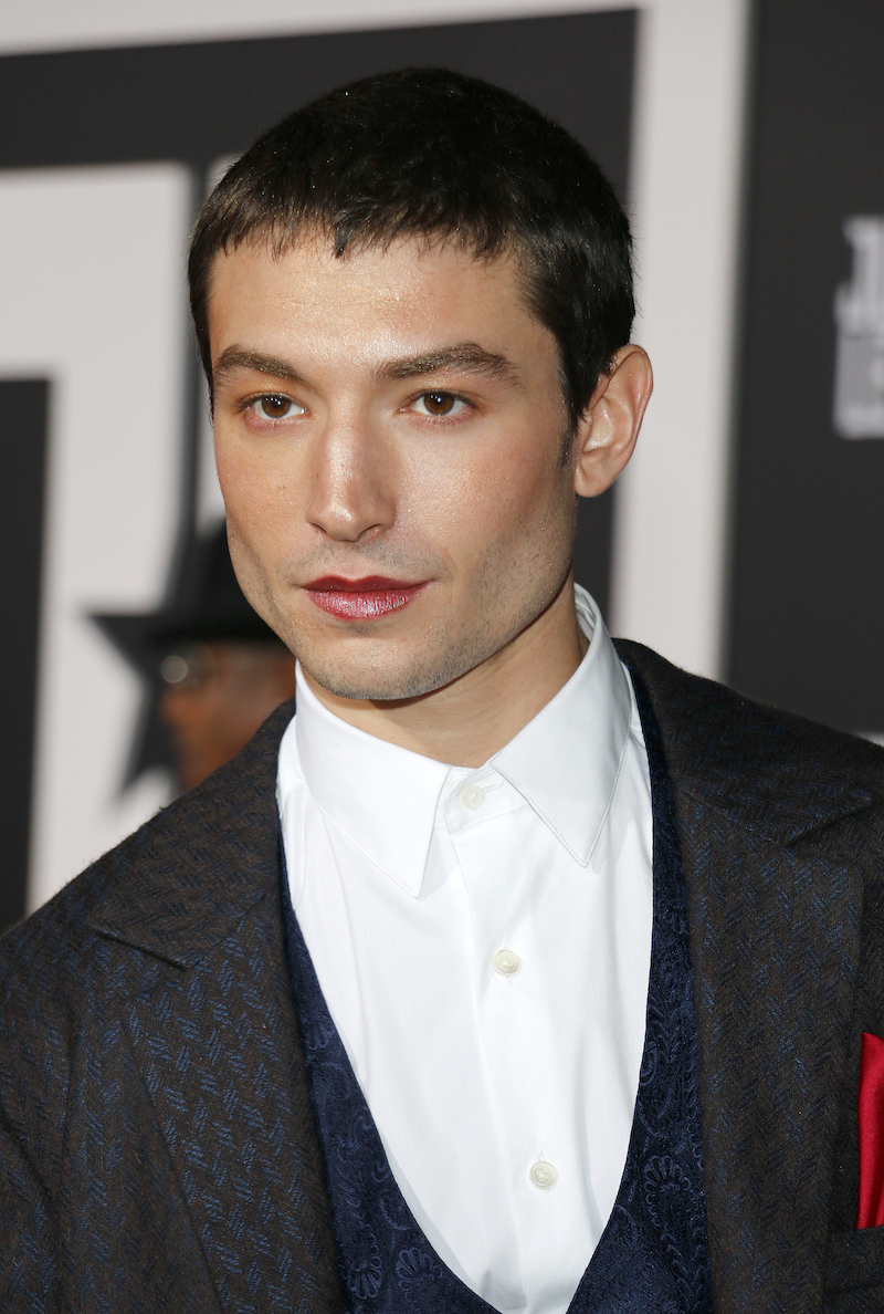 Ezra Miller at the premiere of 