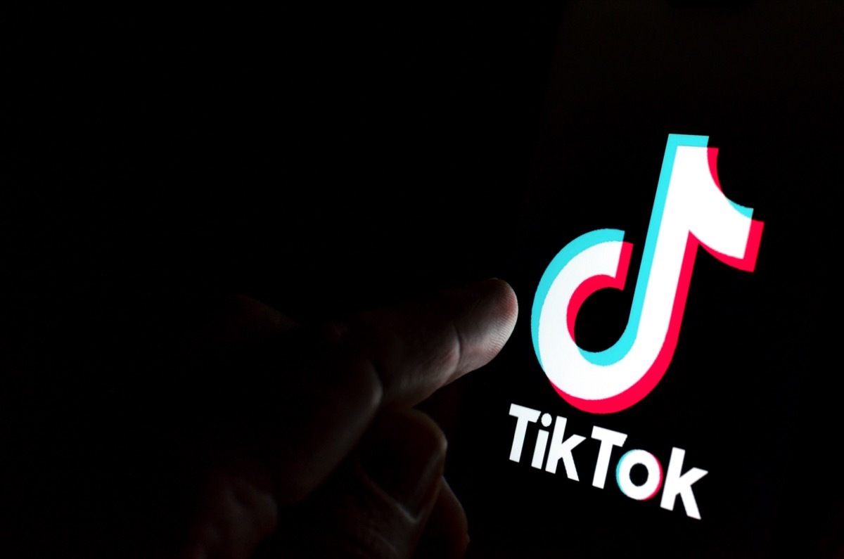 using tiktok app