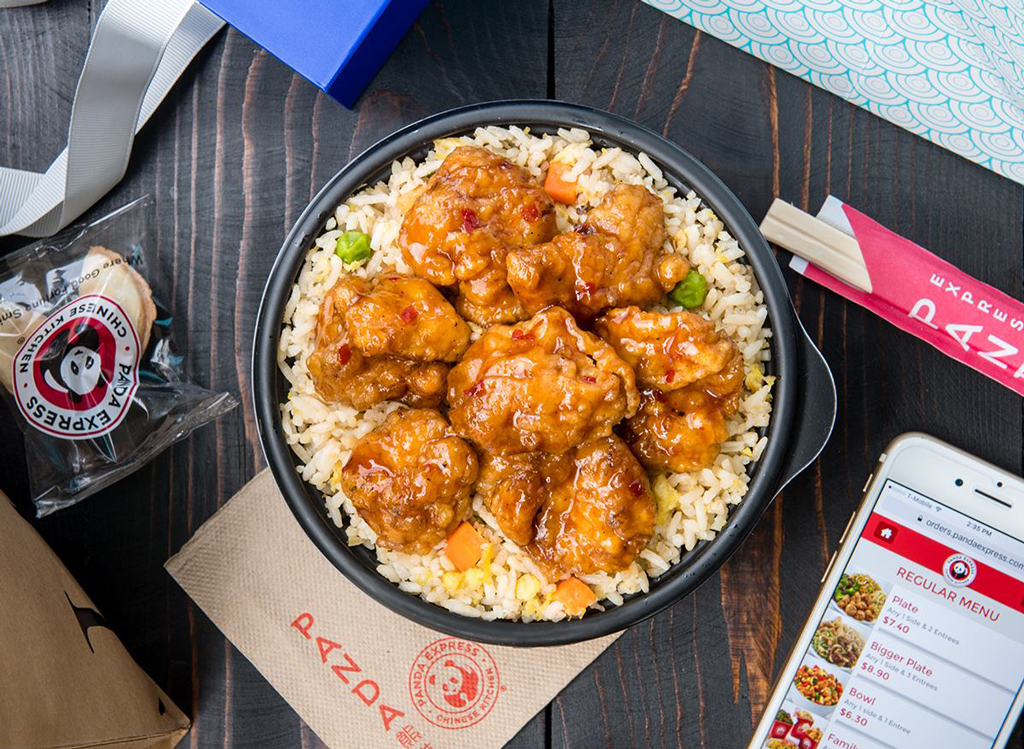 Panda express orange chicken