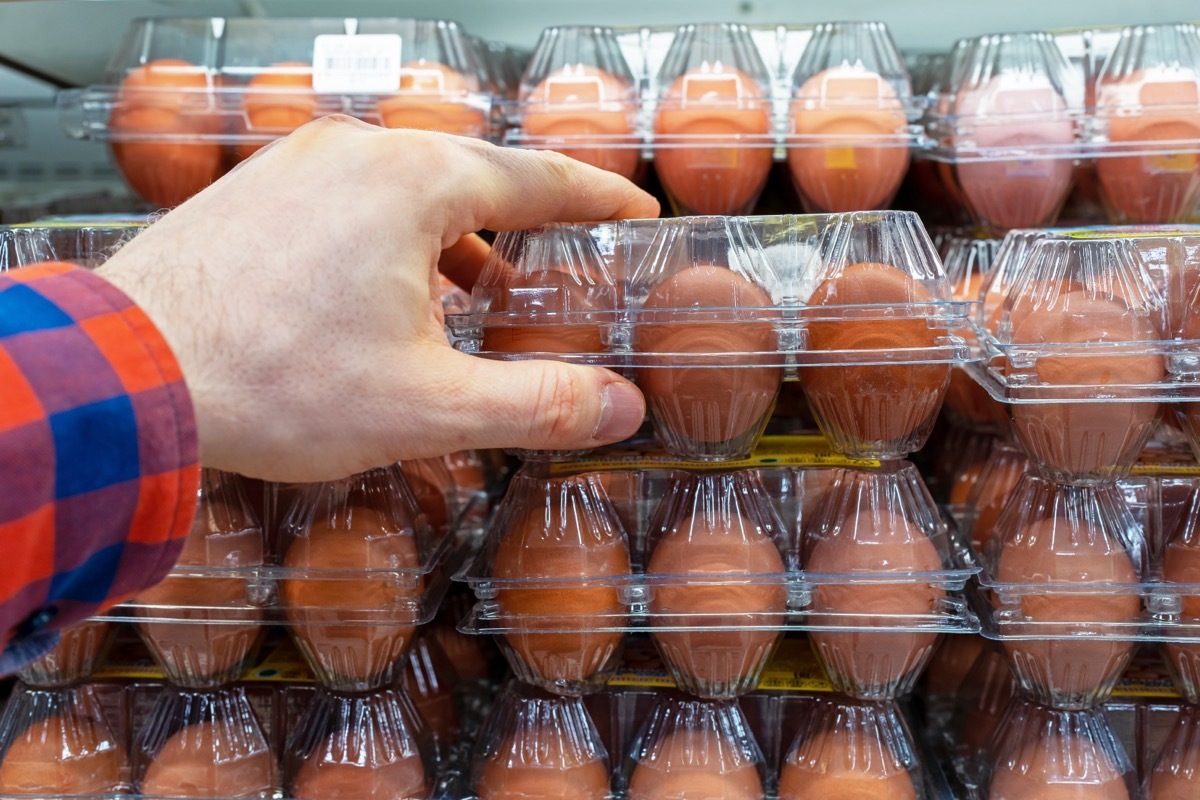 eggs for sale at store