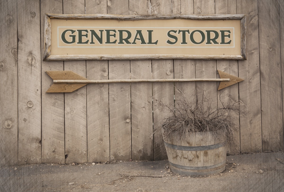 general store sign