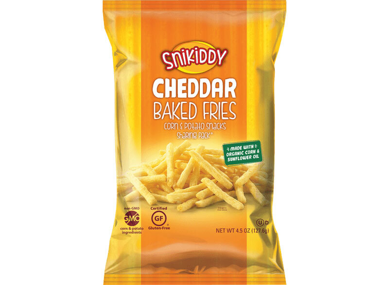 Snikiddy cheddar baked fries