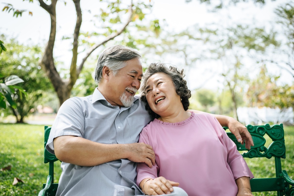 senior asian couple