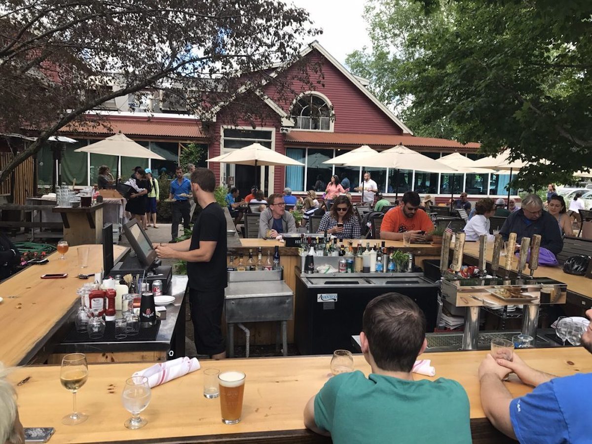 Idletyme Brewing Company, best outdoor bar in Vermont