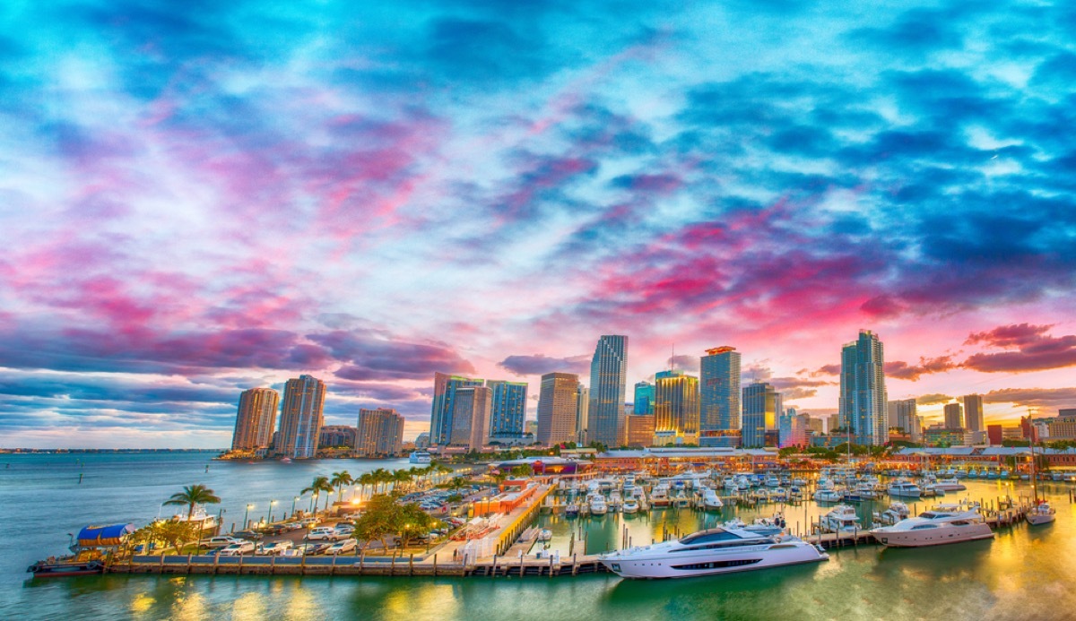 miami florida skyline