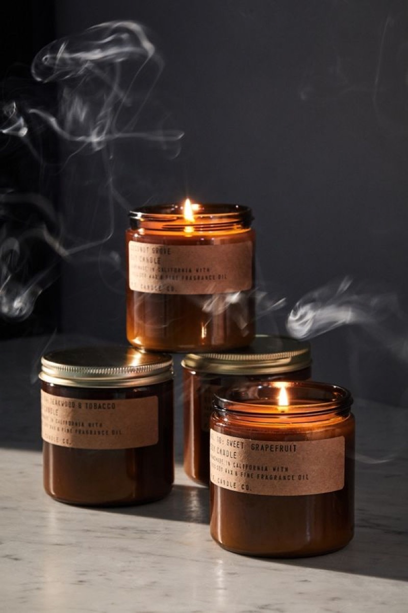 candle co amber jar soy candle