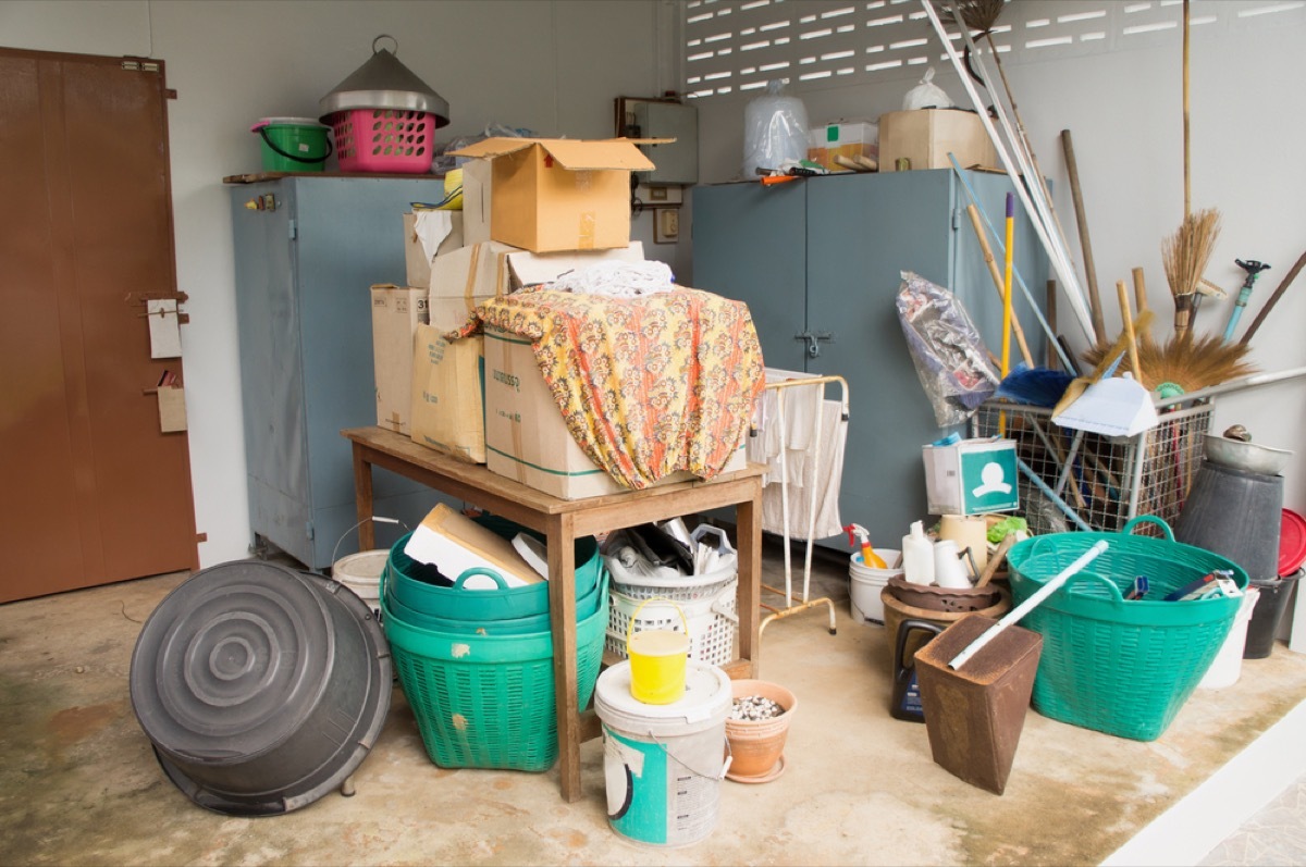 cluttered storage room, fire prevention tips