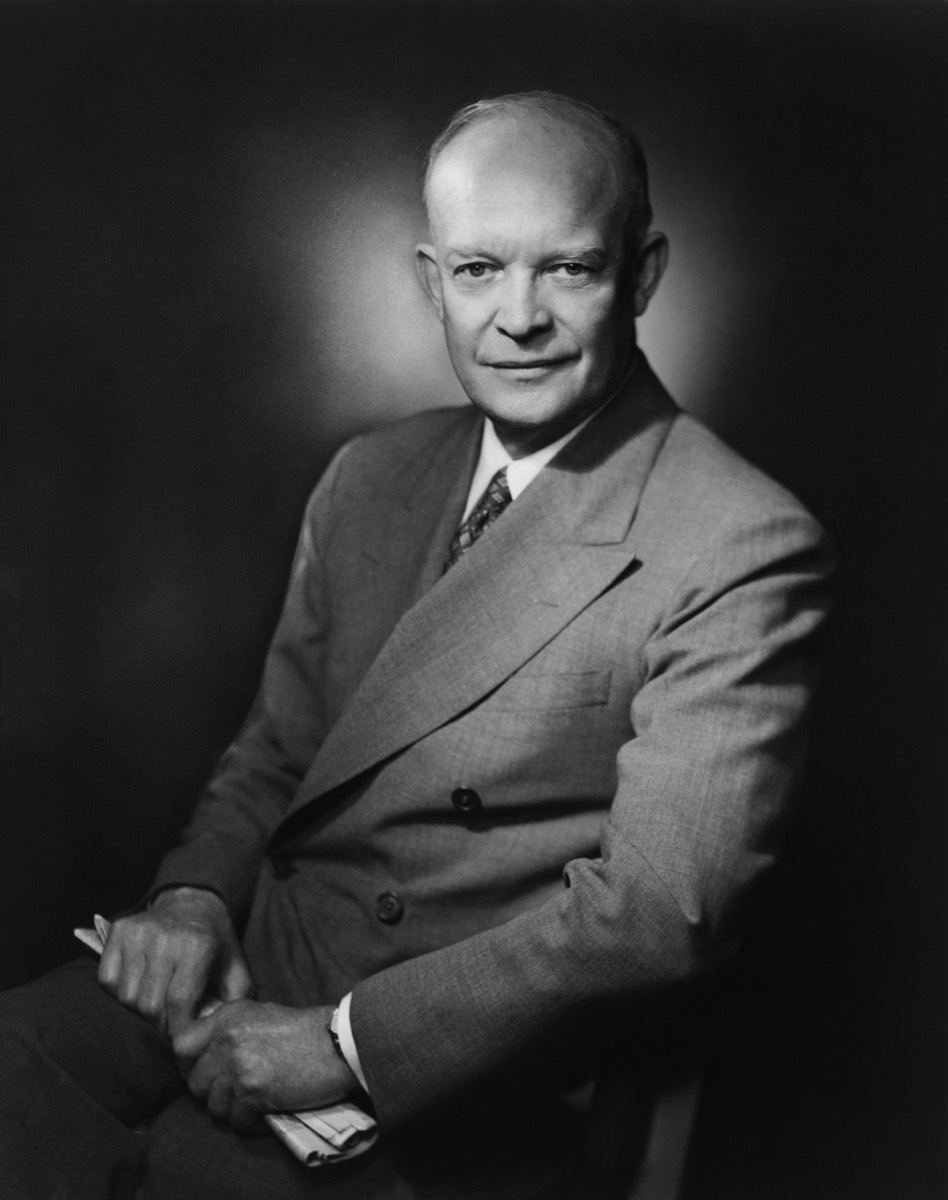 Former President Dwight D. Eisenhower. 1952 portrait