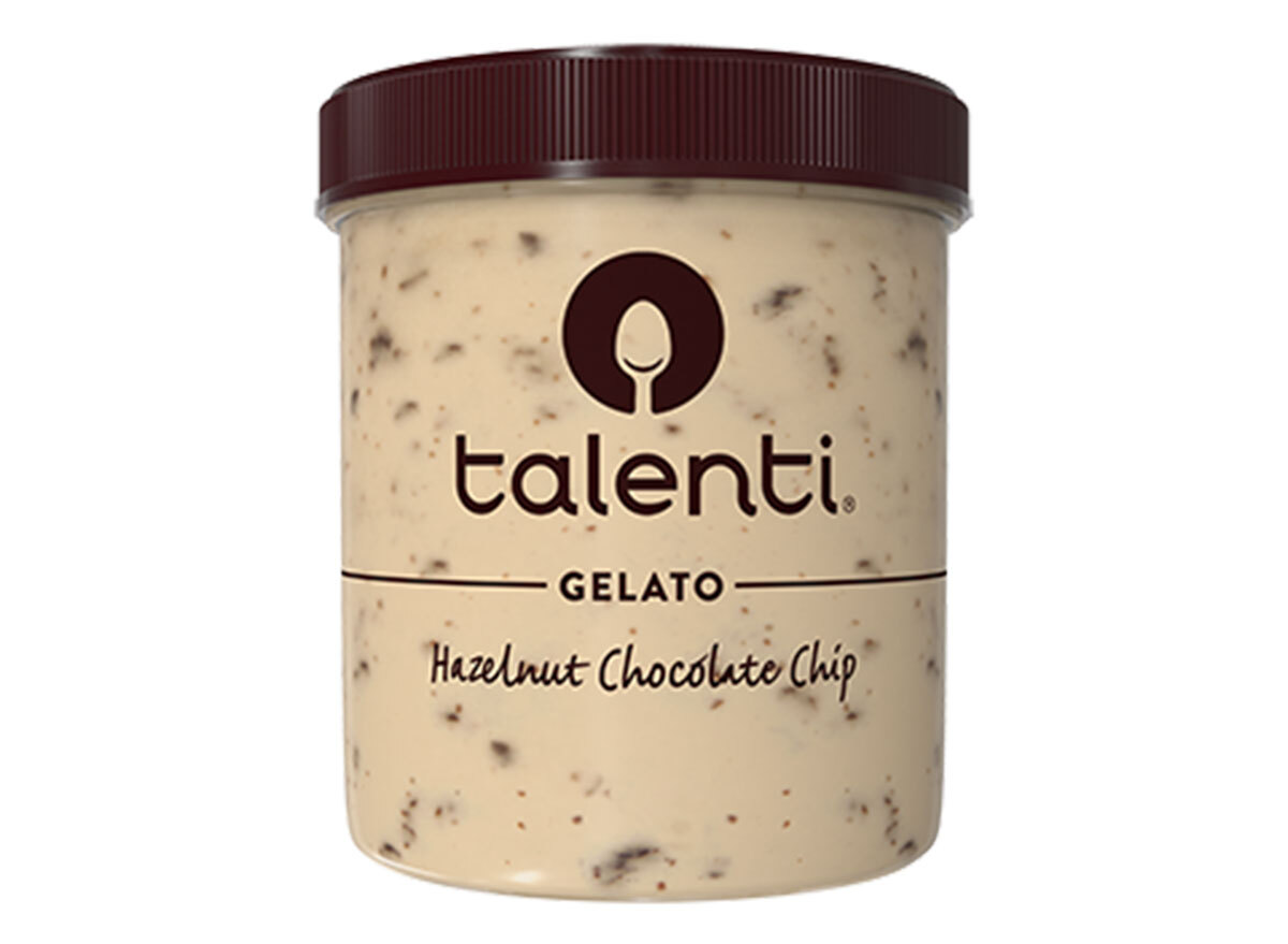 talenti hazelnut chocolate chip gelato ice cream tub