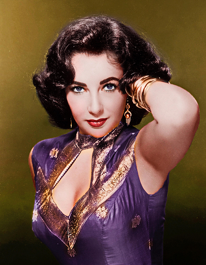 elizabeth taylor color photo