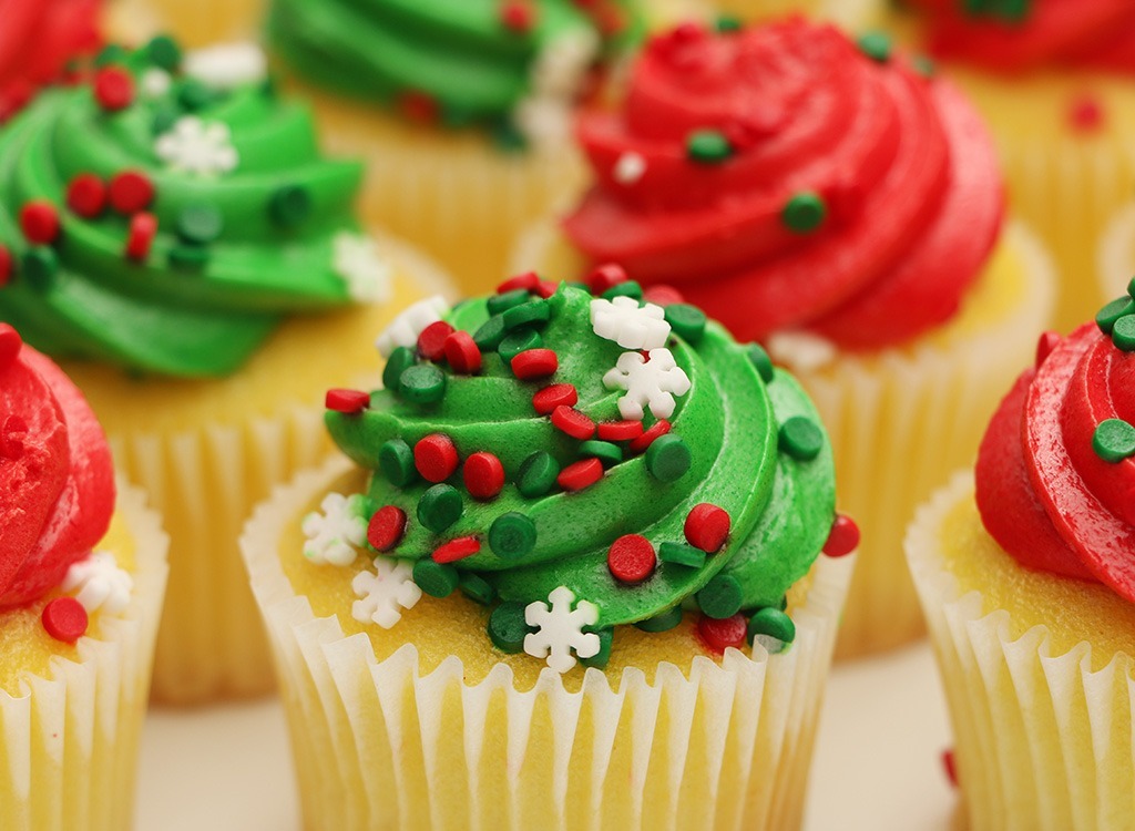 christmas cupcake