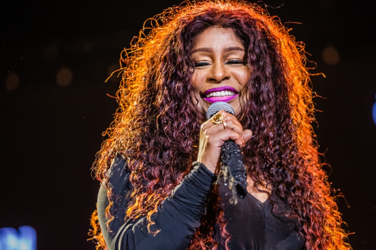 chaka khan performing onstage