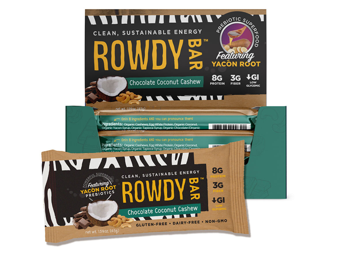 Rowdy chocolate coconut cashew bar