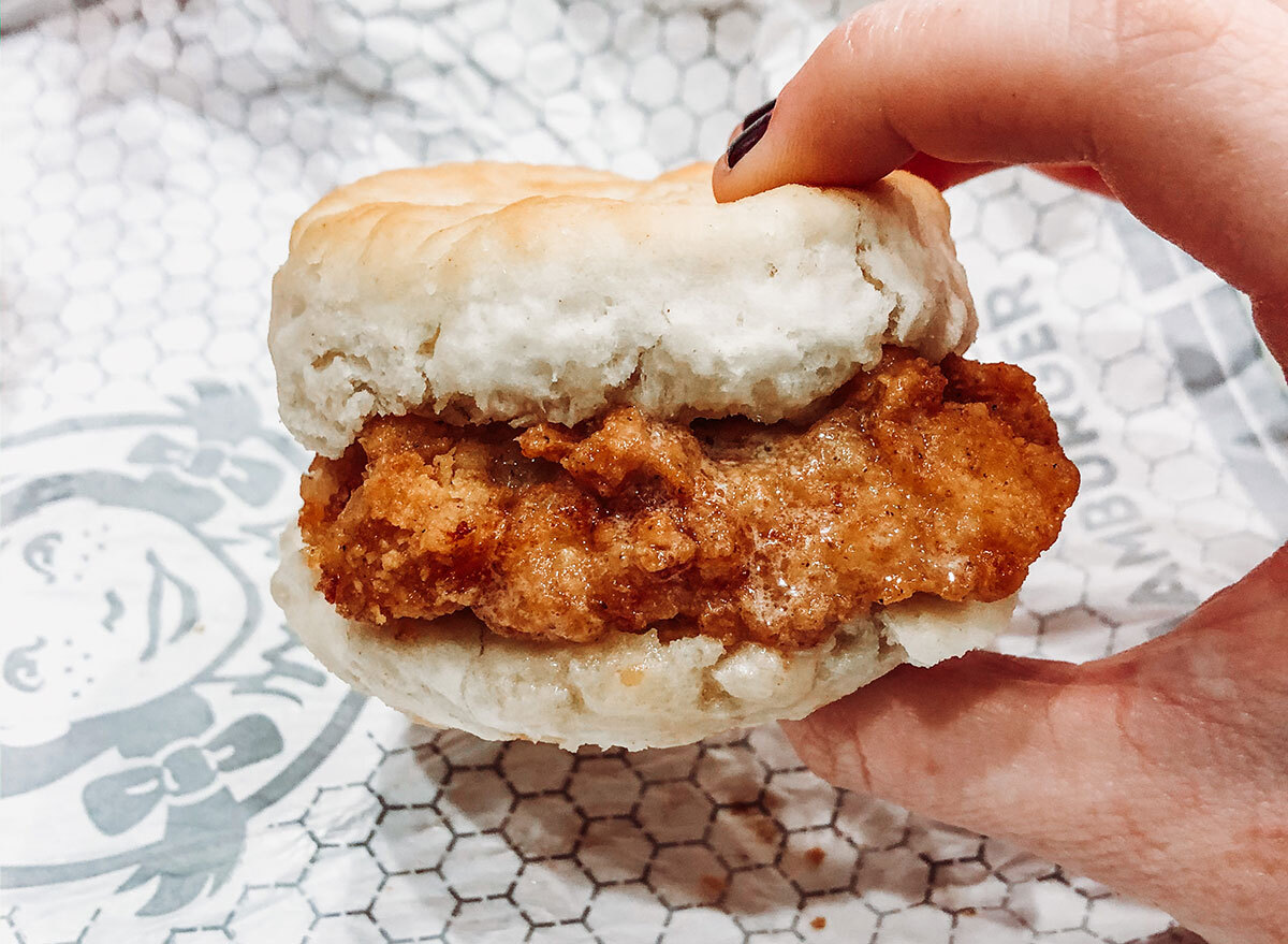 wendys honey butter chicken biscuit