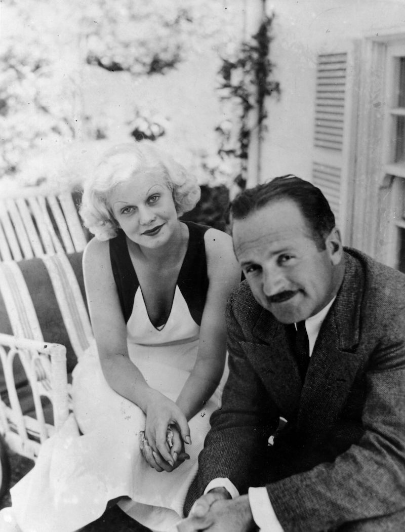 Jean Harlow and Harold Rosson circa 1935