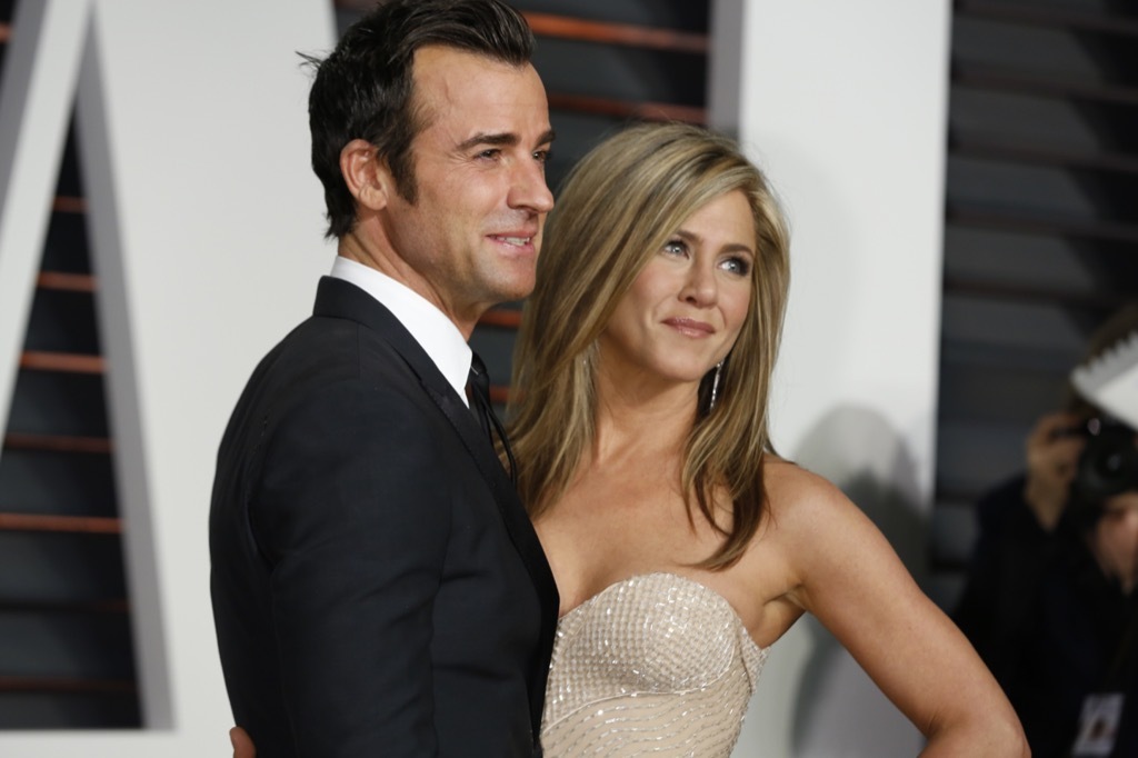 Justin Theroux and Jennifer Aniston home 2018 pop culture