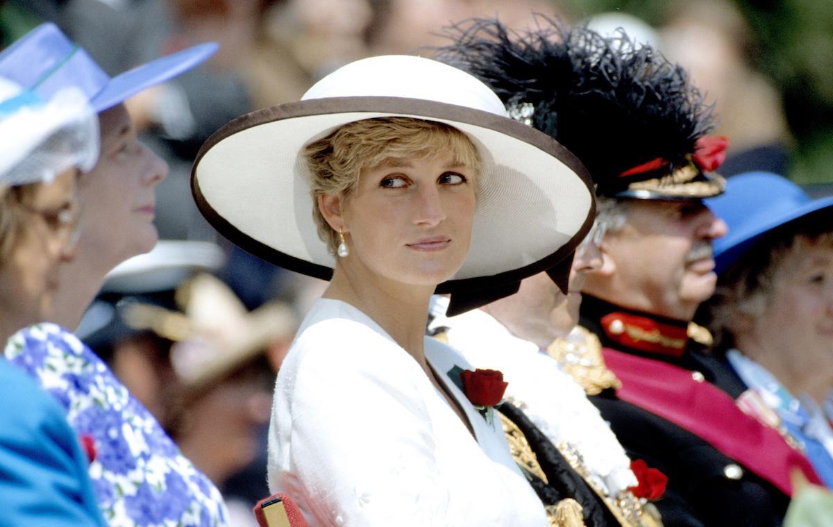 Princess Diana, in Portsmouth, England, August 1991.