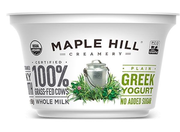 Maple Hill Creamery Whole Milk Greek Yogurt Plain