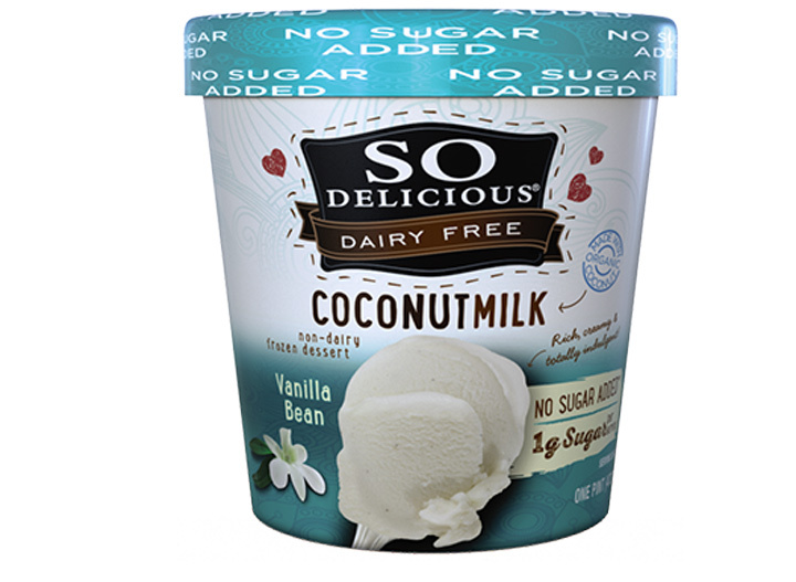 So Delicious no sugar added vanilla coconut milk ice cream