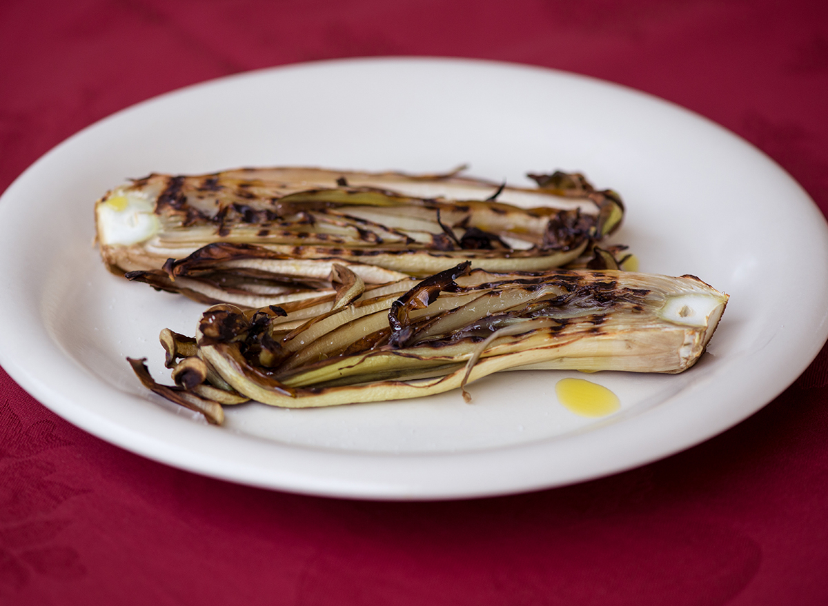 grilled endive (radicchio)