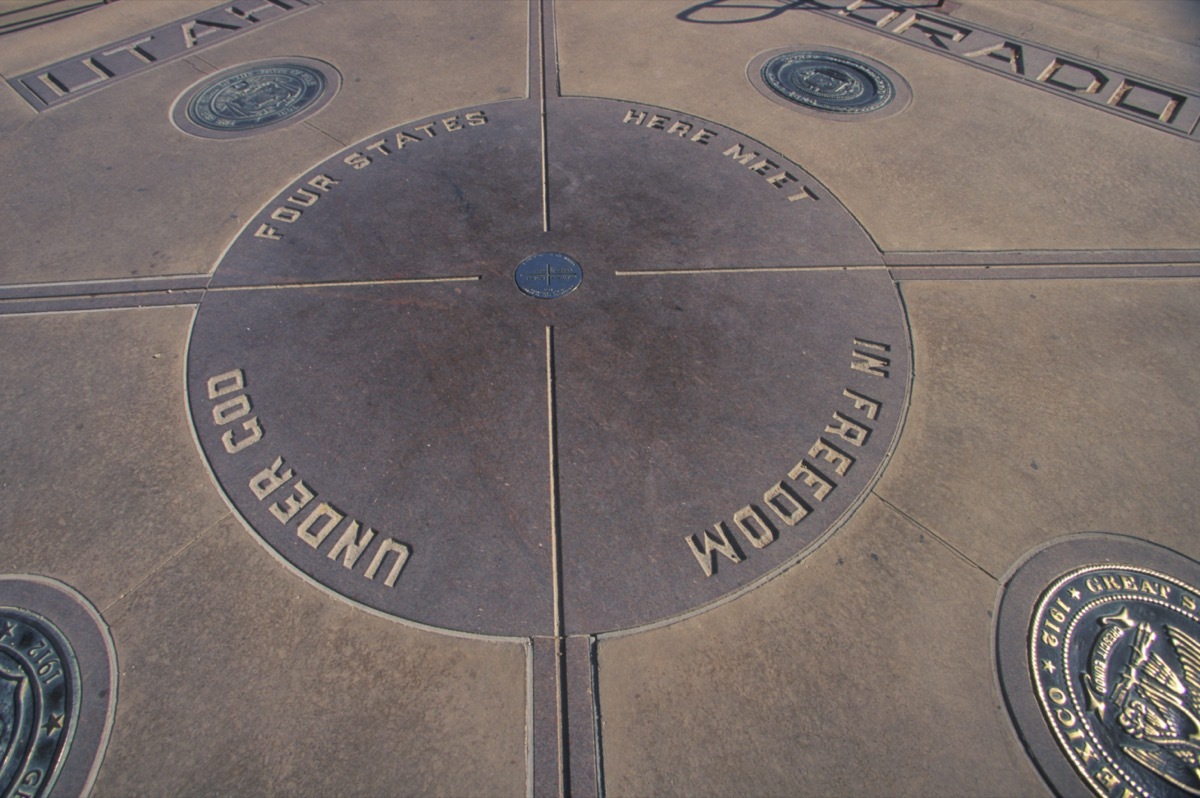 the four corners dividing utah new mexico arizona colorado