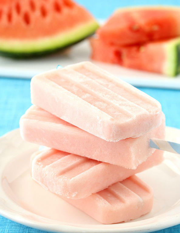 Watermelon Yogurt Pops | HerBeauty