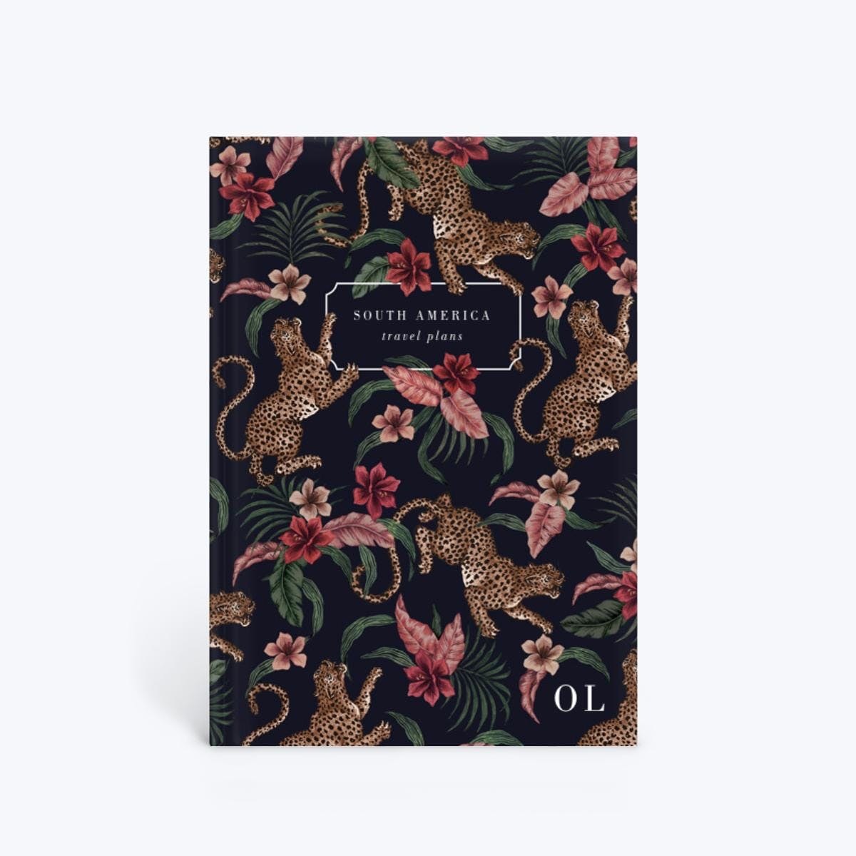 cheetah pattern custom notebook