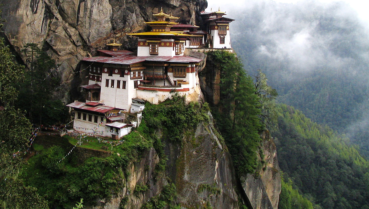 8. Tiger's Nest Monastery, Para Valley, Bhutan