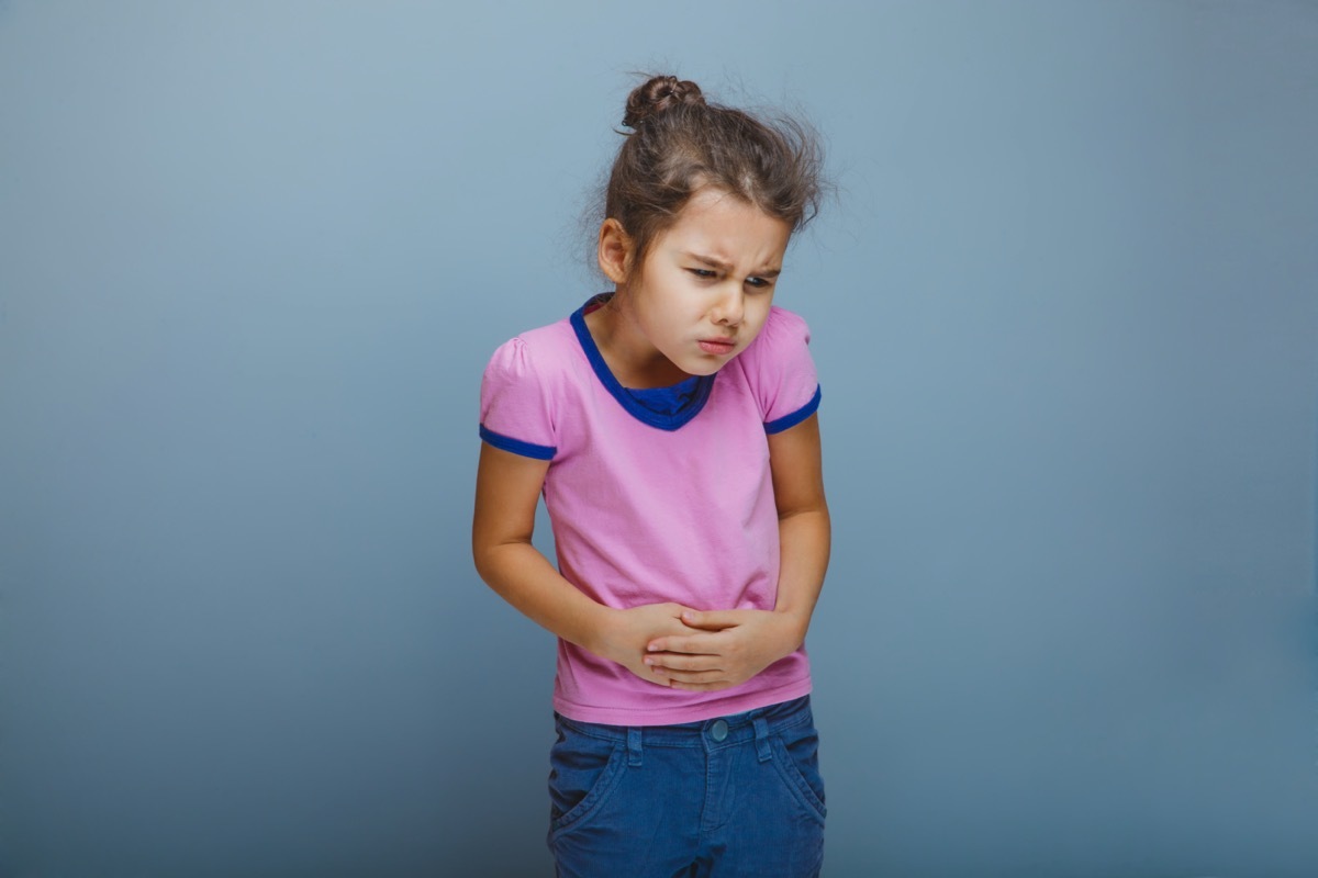 girl child abdominal pain