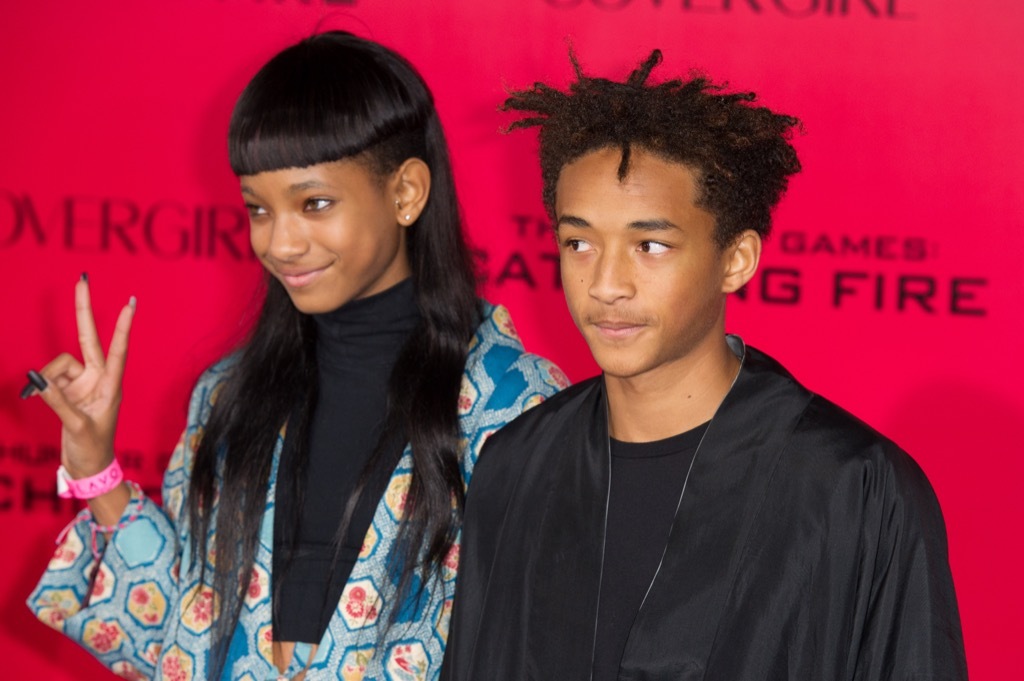 Jaden and Willow Smith Celebrity Siblings