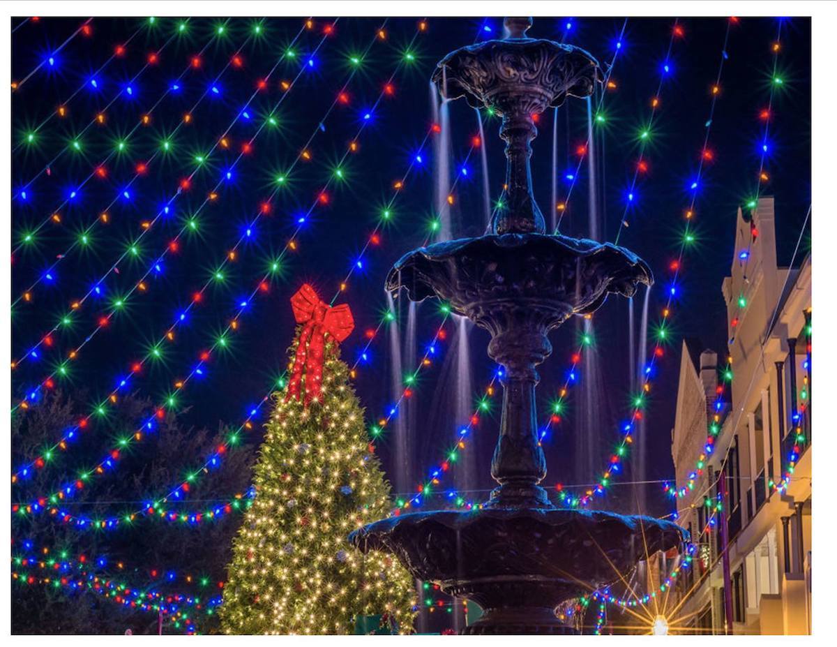 Natchitoches, Louisiana Christmas towns in America